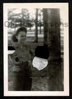 Rare Amazing Developer Error Tears holes Printed In Photo Old vintage Photo-aa32