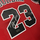 Michael Jordan Signed Chicago Bulls Jersey Framed  23 Coa 34   x42   