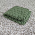 Crochet Washcloth Scrubbie Dishcloth Cotton Rosemary Handmade Washcloth
