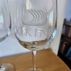 Set Of 4 Viking Cruise Lines Red Wine Glasses 9 25    Tall