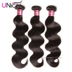 Unice Cambodian Body Wave Human Hair Extensions 3 Bundles With Lace Closure Wavy