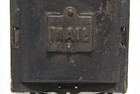 Vintage Cast Iron Wall Mount Mail Box