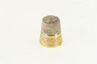 Sterling Silver Engraved Vintage Thimble Sewing Tool  23
