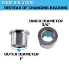 Rear   Front Wheel Bearing Reducers 1  To 3 4  Axle Reducer Spacers For Harley