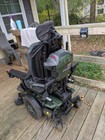 Quantum Edge 3 Power Wheelchair W  Joystick  Headrest  Adjustable Footrests