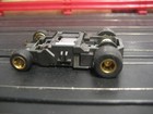 New Tyco Ho Scale Slot Car  440x2 Chassis With  Hard To Find Gold Wheels   