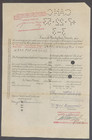 1 - Pennsylvania Railroad Company Stock Certificate 1911 - 11 Shares    50 Each