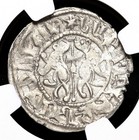 Crusaders  Cilician Armenia  Levon I  1198-1219  Silver Tram  Ngc Xf Details