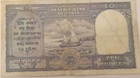 1943 - 10 Rs  British India Front Face Sign C D Deshmukh Rare Note - India