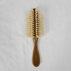 Vintage Avon Natural Performance Half-round Hair Brush Tan Bristles New