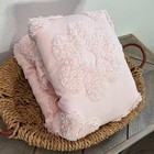 Pottery Barn Kids Textured Daisy Clipped Jacquared Duvet Cover  Full queen Blush