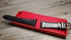 Bandwerk Geneva Swiss Apple Watch Ultra Band Leather Black Nib