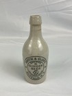 Antique Smith   Clody Ginger Beer Stoneware Bottle Buffalo  N y  Ny-25