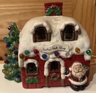 Santa s Workshop Lighted Ceramic House- M l Mold- 1981 Hand Painted