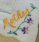 Vintage Hand Loom Embroidery Embroidered Mother Handkerchiefs Set In Box 1960