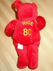 Jerry Rice 1999 Salvino s Bammers San Fran  80 49ers Plush Bear W tag-free Ship
