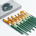 15 Pcs Acrylic Paint Brush Set Professional Artist Nylon Hair Artify