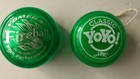 2 Tg Yo Yo Yomega Fireball High Performance   Classic Jaru Lot Of 2 Green