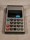 Vtg Casio Pocket-mini Calculator Cp-801c With Case Made In Japan 1975 Works