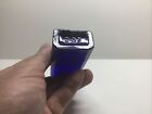 Rectangular Cobalt Blue 2 Oz  Not To Be Taken Poison Bottle 