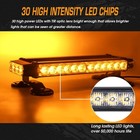 Barra De Luces Estrobosc  picas Led Para Techo - Doble Cara   mbar  30 Led  Baliza