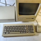 Vintage Apple Macintosh Plus M0001a Computer System 1986 Keyboard Mouse Drive