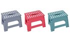 Home Folding Step Stool For Kids Adults  9  Heavy Duty Plastic Stool W  Handle