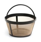Goldtone Reusable 8-12 Cup Basket Coffee Filter For Mr Coffee Machine And Makers