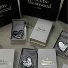 Vivienne Westwood Orb Heart Lighter Electronic Gas Lighters Gunmetal  slive New