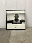 Micheal Jordan Nike Iconic Wing Framed Basketball Poster Chicago Bulls Nba 1989