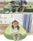 Avocado Lounge Chair Kids Plush Faux Fur Foam Seat Soft Cozy Green Chair 2027852