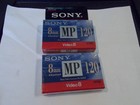 2 Pack Sony 8 Mm 120 Minute  Video Cassette Tape
