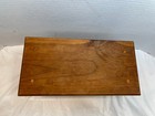 Vintage Hard Wood Foot Step Stool Bench Wooden Primitive Country 13 X 6 5 X 7
