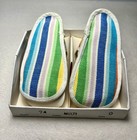 Vintage Mrs  Day s Ideal Baby Shoes Feature A White T-strap Design Crib Shoes
