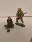 King   Country Iwo Jima 60th Anniversary Us Marine   Wounded Figure Set Retired