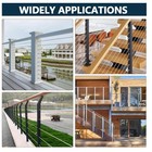 100 Pcs 1 8 5 32 3 16  Sleeves Cable Railing Stainless Steel  Protective Grommet