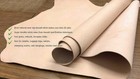 Full Vegetable Tanned Natural Shoulder Tooling Stamping Cowhide Leather 8-9 Oz