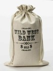 Wild West Bank Robber Money Bag Sack Pouch Outlaw Western Costume Accessory Prop