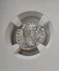 Ad 136-138 Roman Empire Aelius Caesar Ar Silver Denarius Ngc Ch F  Pietas Spqr