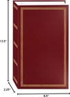 3 Ring Photo Album Burgundy 504 Photos 4x6 Inch Pocket Scrapbook Holder