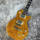 Fast Shipping Lp Vintage Orange Flame Top Electric Guitar