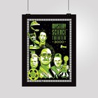 Mst3k Art Print Poster - Mystery Science Theater 3000 Illustrated Characters