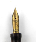 Vintage Wahl Fountain Pen  2 14k Gold Nib Lever Fill With Cap