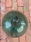 Vintage Green Glass Demijohn Bottle