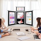 Trifold Desktop Display Board With Carry Bag Large Metal Frame Tabletop Display