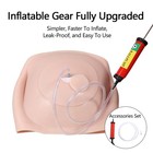 Roanyer Silicone Inflatable Twins Pregnant Belly Lightweight Cosplay Prop For Cd