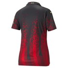 Puma Ac Milan X Koche Collared Short Sleeve Replica Jersey Womens Black  Red  77