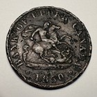 1850 Canada Half Penny Bank Token  Free Shipping