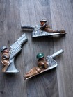 Vintage Barclay Manoil Lead Toy Soldiers Artillery Military Figures Prewar Lot