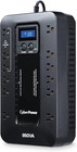 Cyberpower Ec850lcd Ecologic Ups Battery Backup And Surge Protector  850va 510w 